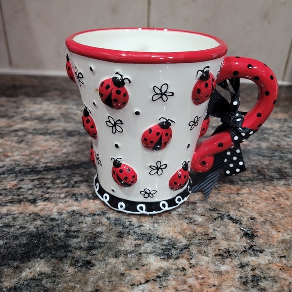Burton Lady Bug 3 D Coffee/Tea Mug - Picture 1 of 5